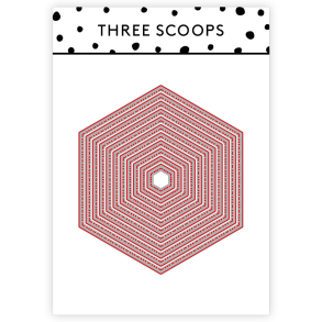Three Scoops - Die - Hexagon