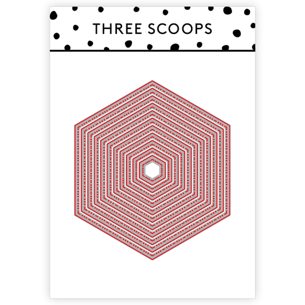Three Scoops - Die - Hexagon