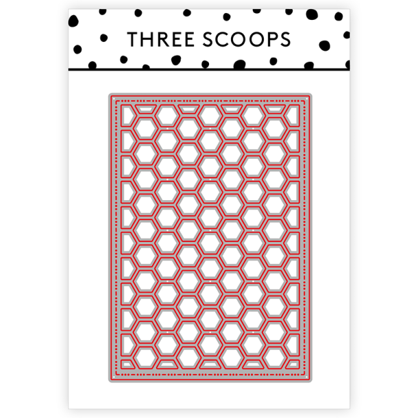 Three Scoops - Die - Hexagon-baggrund