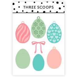 Three Scoops - Die - P�ske oph�ng 2 - Grafiske m�nstre