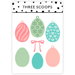 Three Scoops - Die - P�ske oph�ng 2 - Grafiske m�nstre