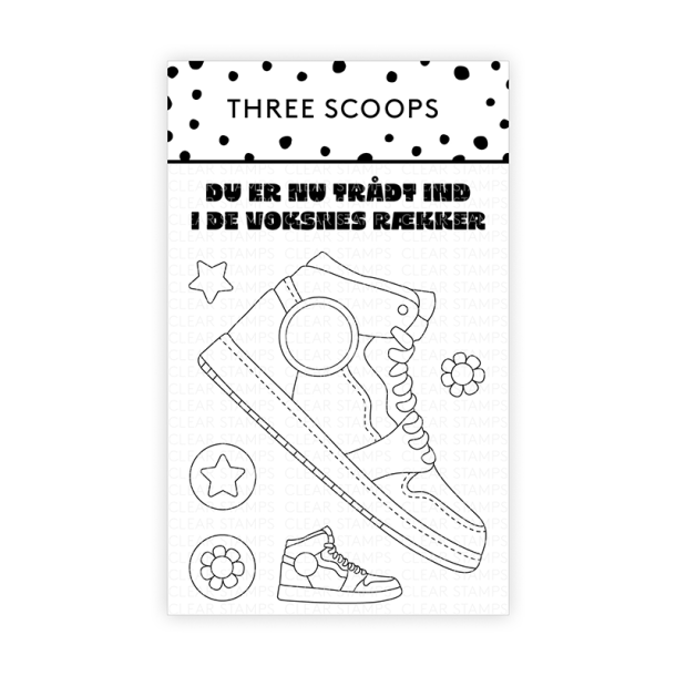 Three Scoops - Stempel - Sneakers gummisko