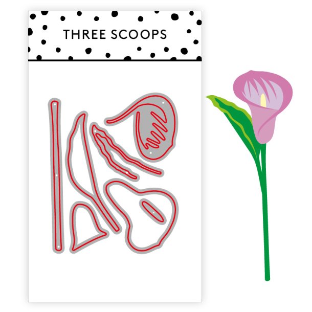 Three Scoops - Die - Kalla blomst