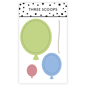 Three Scoops - Die - Balloner 