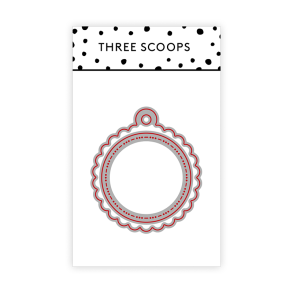 Three Scoops - Die - Mini tag rundt