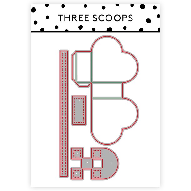 Three Scoops - Die - Julehjerte Krmmerhus