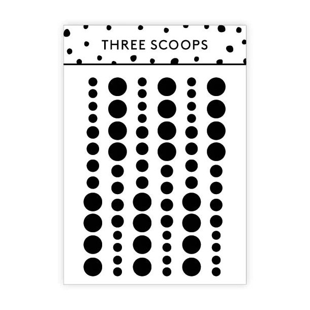 Three Scoops - Enamel Dots - Sort