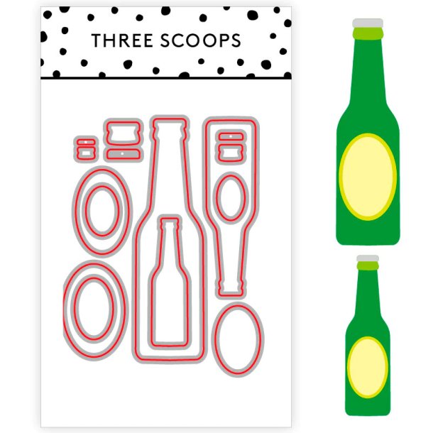 Three Scoops - Die - lflaske