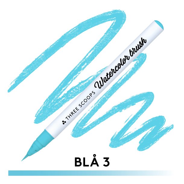 Three Scoops Watercolor Brush - Bl 3