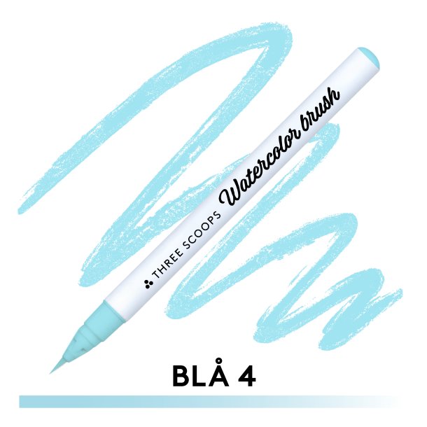 Three Scoops Watercolor Brush - Bl 4