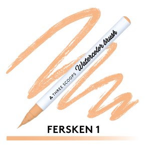 Three Scoops Watercolor Brush - Fersken 1
