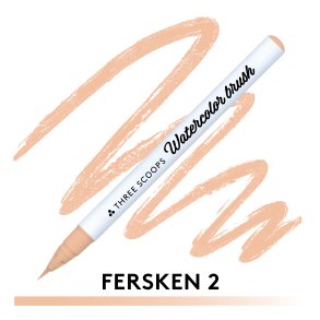 Three Scoops Watercolor Brush - Fersken 2