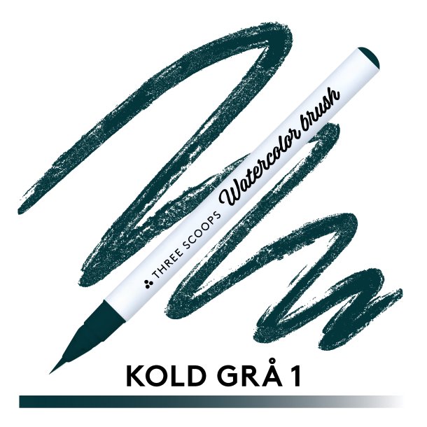 Three Scoops Watercolor Brush - Kold gr 1