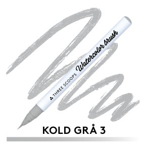 Three Scoops Watercolor Brush - Kold gr 3