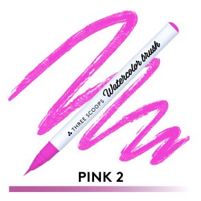 Three Scoops Watercolor Brush - Pink 2