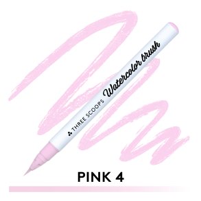 Three Scoops Watercolor Brush - Pink 4