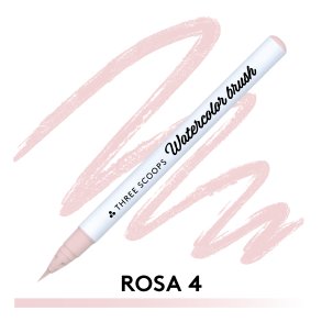 Three Scoops Watercolor Brush - Rosa 4