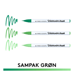 Three Scoops Watercolor Brush - Sampak Grn