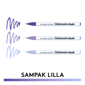 Three Scoops Watercolor Brush - Sampak Lilla