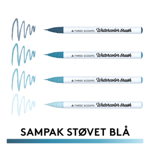 Three Scoops Watercolor Brush - Sampak Stvet bl