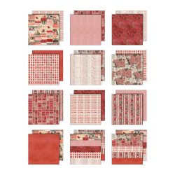 Tim Holtz - Idea-ology - Blok 12'' -  Palette collection: Red