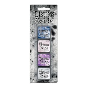 Distress Mini Oxide Kit 17 - Chipped Sapphire, Milled Lavender, Wilted Violet, Lost Shadow