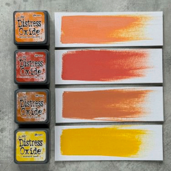 Distress Mini Oxide Kit 2 - Spiced Marmalade/Crackling Campfire/Rusty Hinge/Mustard Seed