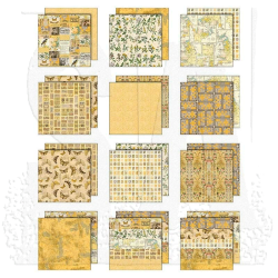 Tim Holtz - Idea-ology - Blok 12'' - Palette Collection - Yellow / Gul