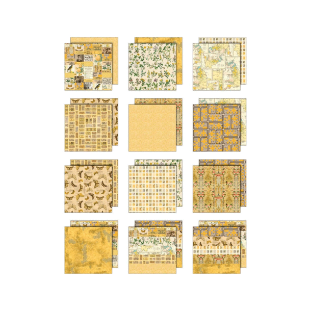Tim Holtz - Idea-ology - Blok 8'' - Palette Collection - Yellow / Gul