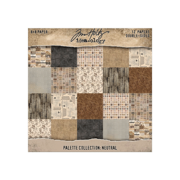 Tim Holtz - Idea-ology - Blok 8'' - Palette Collection - Neutral