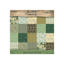 Tim Holtz - Idea-ology - Blok 8'' - Palette Collection - Green / Gr�n