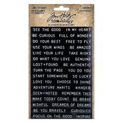 Tim Holtz - Idea-ologi - Stickers - Thoughts
