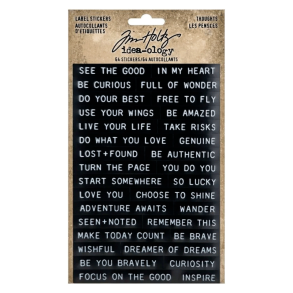 Tim Holtz - Idea-ologi - Stickers - Thoughts