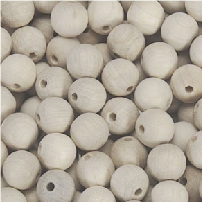 Tr�perler - 10mm - 25 stk