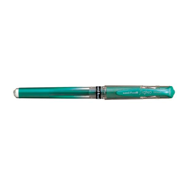 Uni-ball Signo Broad UM-153 - Kuglepen - Metallisk grn