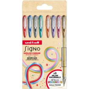 Uni-ball Signo UM-120NM - Kuglepenne - Metallisk s�t