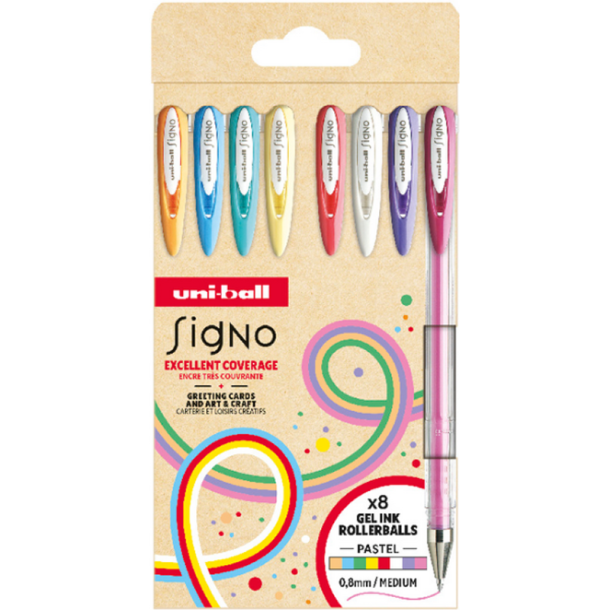 Uni-ball Signo UM-120AC - Kuglepenne - Pastel s�t