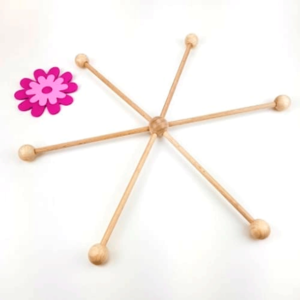 Urokryds i tr� - 4 x 100 mm