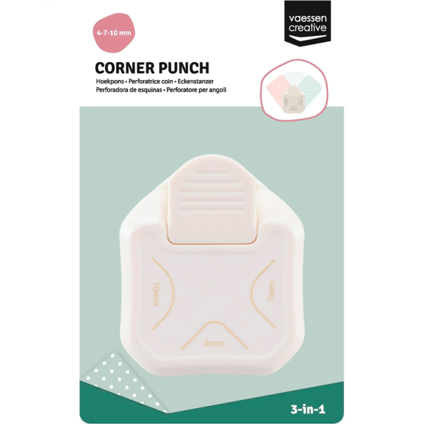 Vaessen Creative 3 in 1 Corner Punch