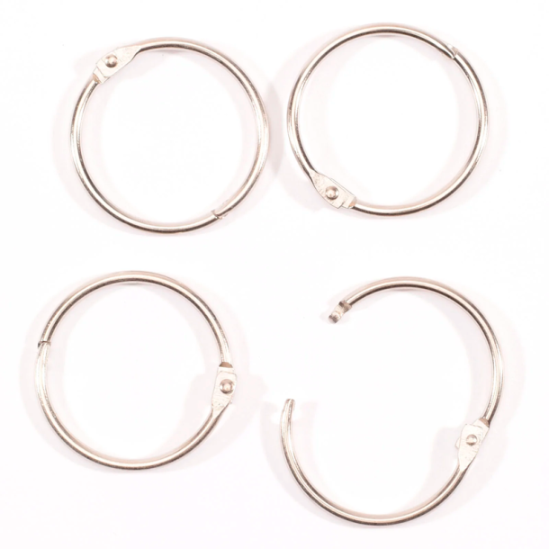 Vaessen Creative - Bogringe - Slv - 12 stk - 38mm