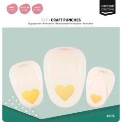 Vaessen Creative punch, hearts - hjerter