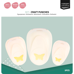 Vaessen Creative punch, butterflies - sommerfugle