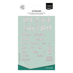 Vaessen Creative - Die - Tal og julehilsner