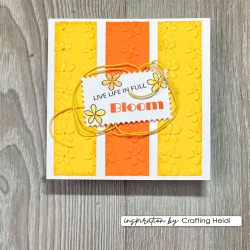 Vaessen Creative - Embossing folder - Bloom / Blomster