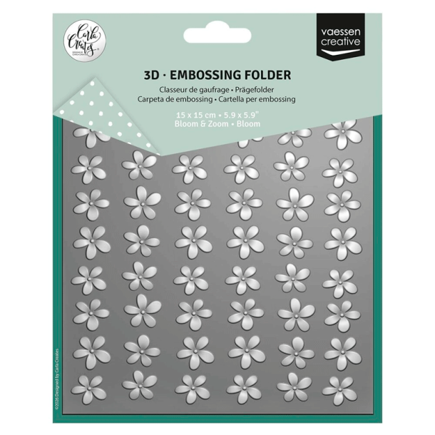 Vaessen Creative - Embossing folder - Bloom / Blomster