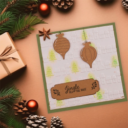 Vaessen Creative - Embossing folder - Juleby