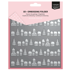 Vaessen Creative - Embossing folder - Juleby