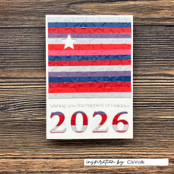 Vaessen Creative - Embossing folder - Stjerner