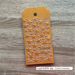 Vaessen Creative - Embossing folder - Stjerner