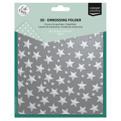 Vaessen Creative - Embossing folder - Stjerner